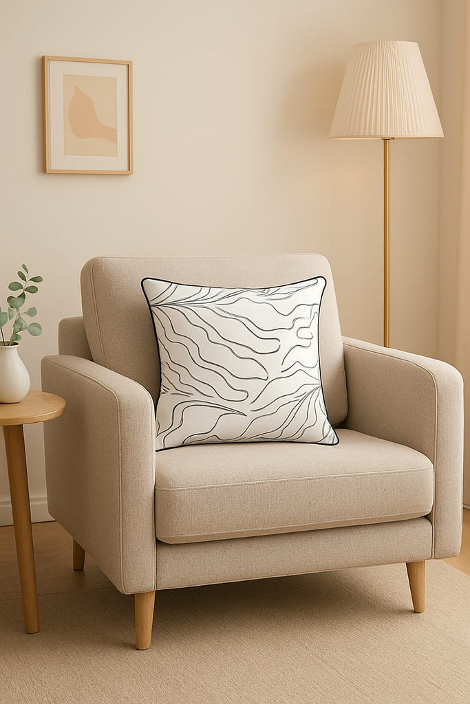 Cojin Algas Crudo 50X50