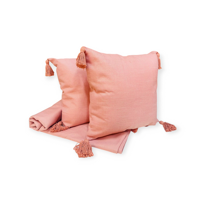 Pack Piecera Borlas 2 Plazas