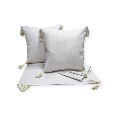 Pack Piecera Borlas 2 Plazas