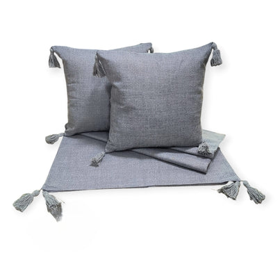 Pack Piecera Borlas 2 Plazas
