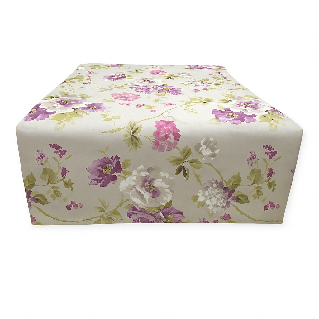 Piecera Flores Lilas 2 Plazas - King