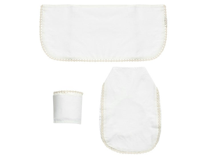 Set Baño Bolillo Orilla Crudo