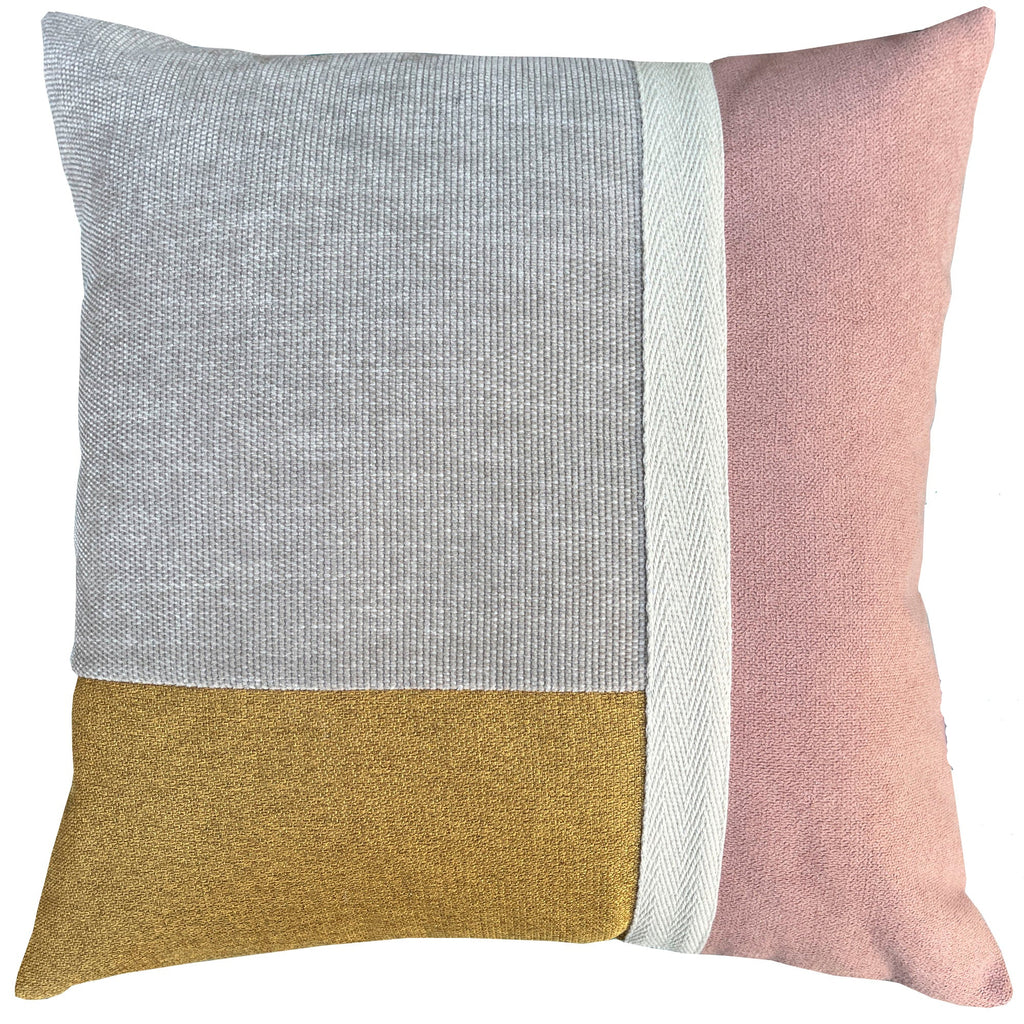 Cojin Trio Espiga Rosa 44x44