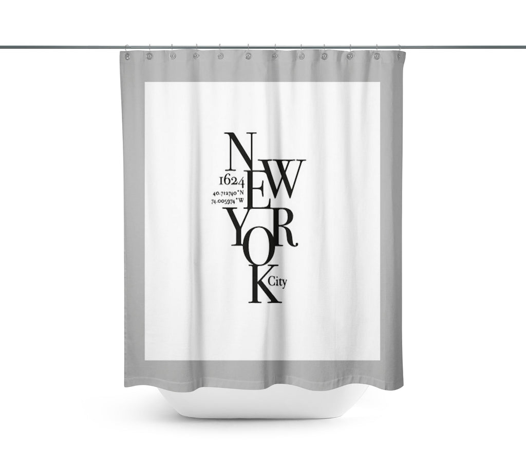 Cortina De Baño NYC Glam 180x180 cm.