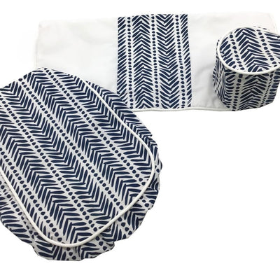 Set De Baño Capri Azul 3 Pzs.