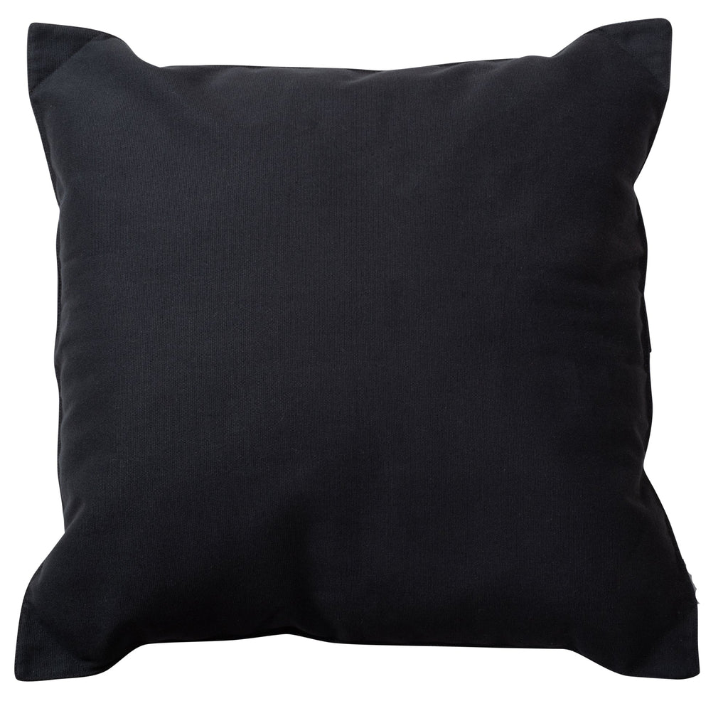 Cojín XL Esquinado Negro 60x60