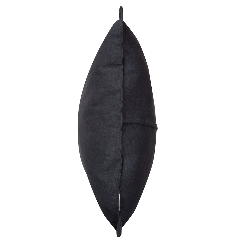 Cojín XL Esquinado Negro 60x60