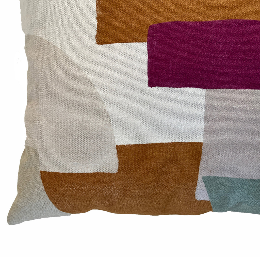 Cojin Bloques Magenta 44x44